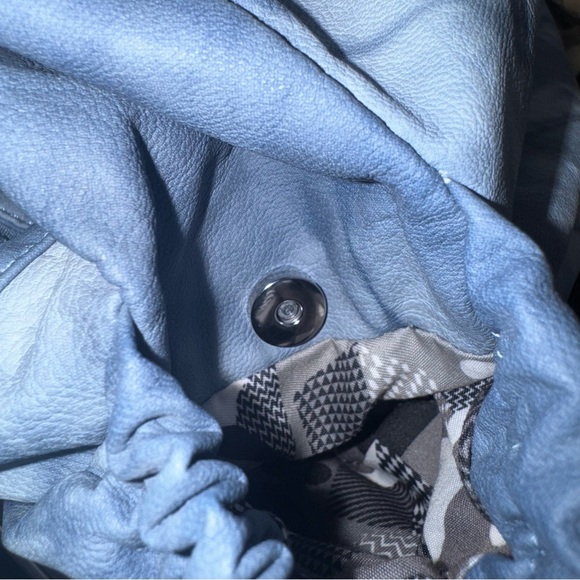 Angel Barcelo Blue Shoulder Bag - Picture 12 of 13